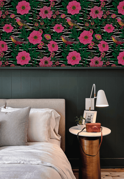 Pink Zebra Wallpaper