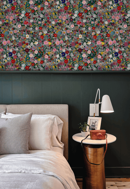 Dappled Posies Wallpaper