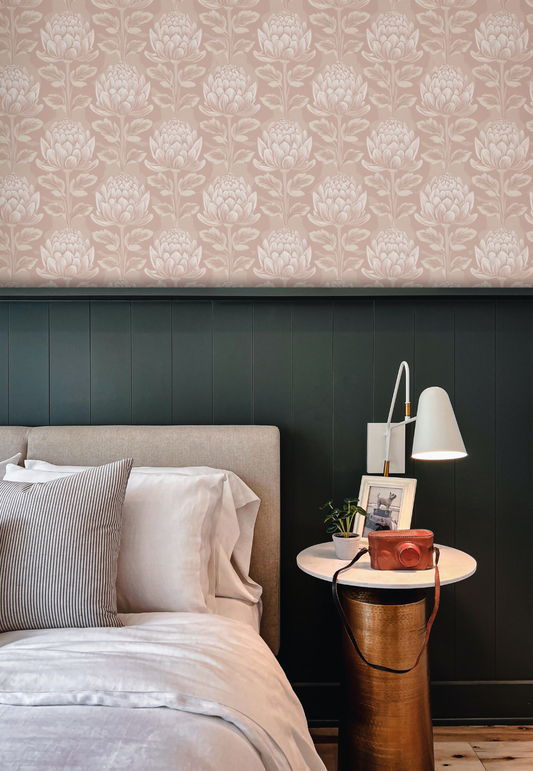 Rosaline Protea Wallpaper