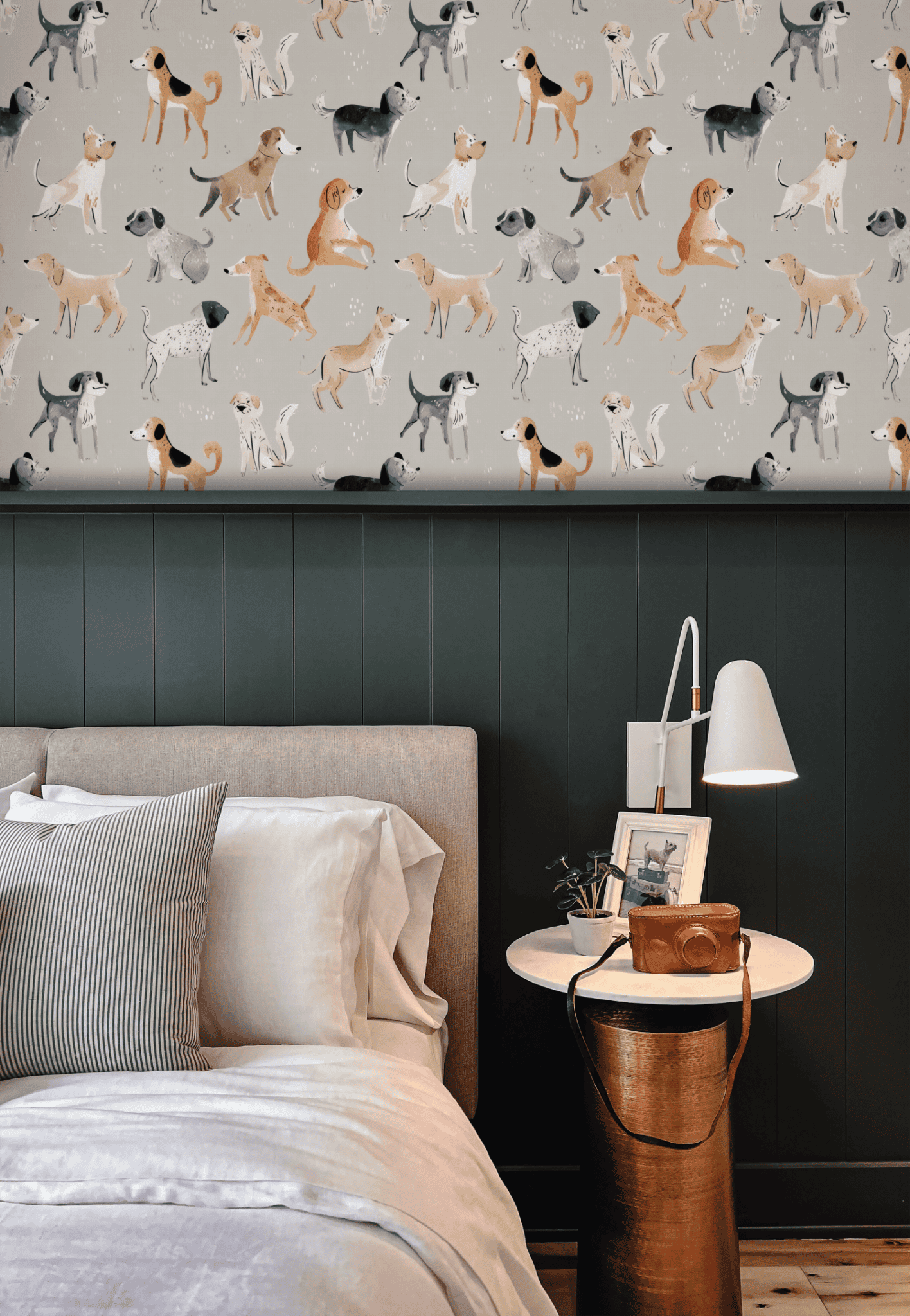 Playful Pups Wallpaper