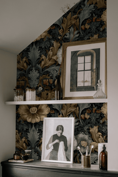 Golden Acanthus Wallpaper