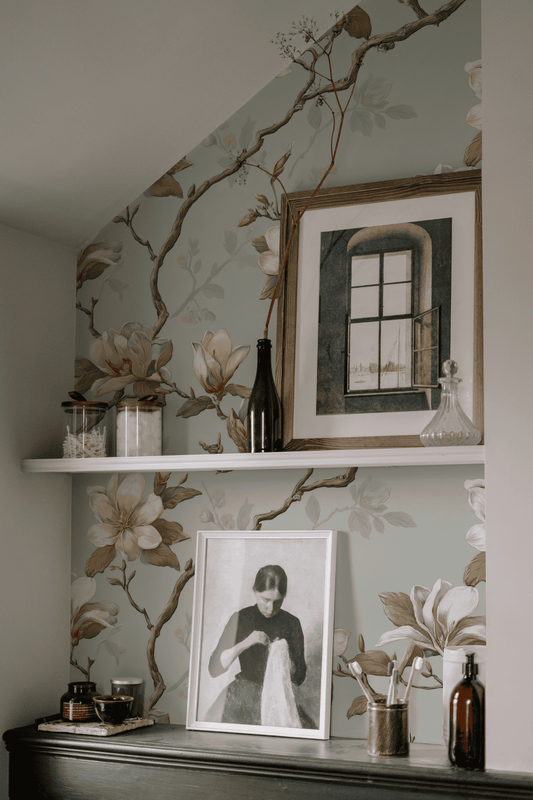 Creamy Magnolia Wallpaper