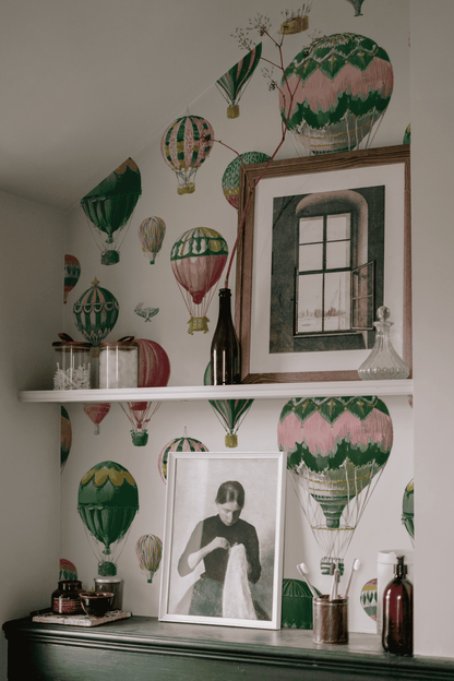 Antique Aerostat Wallpaper