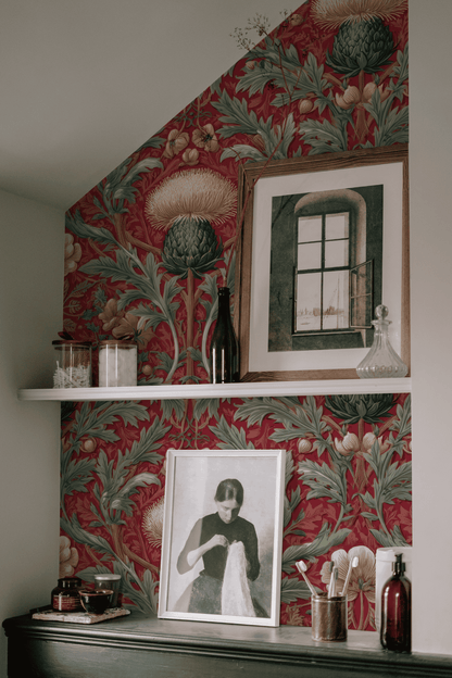 Gothic Thistle Wallpaper