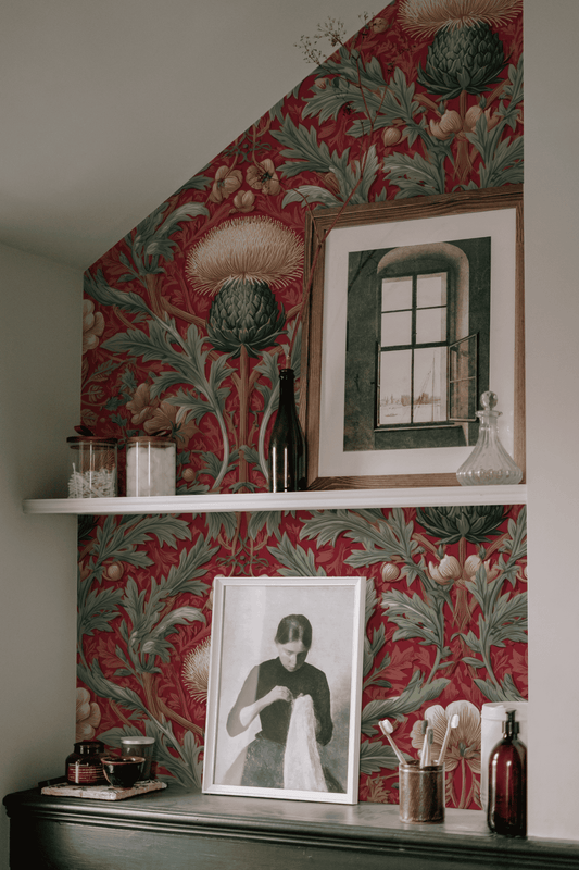 Gothic Thistle Wallpaper