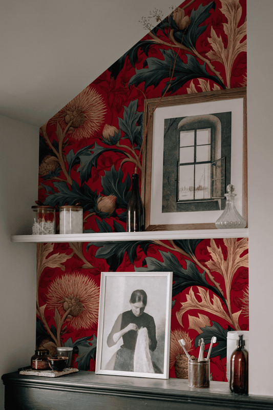 Gothic Acanthus Wallpaper