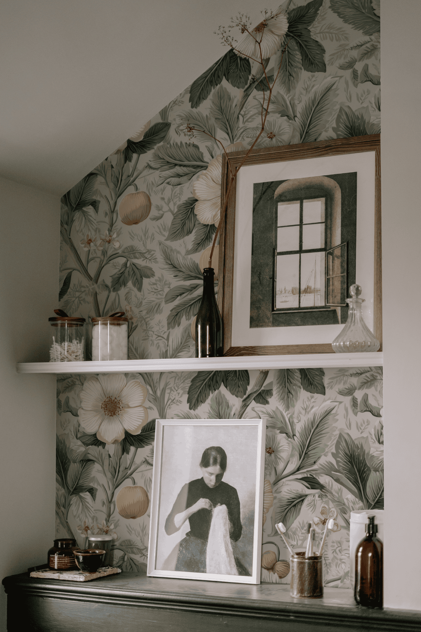 Neutral Orchard Wallpaper