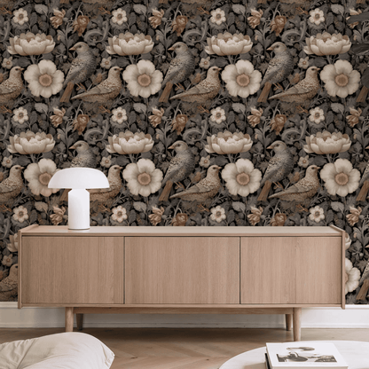 Shadowy Sparrow Wallpaper