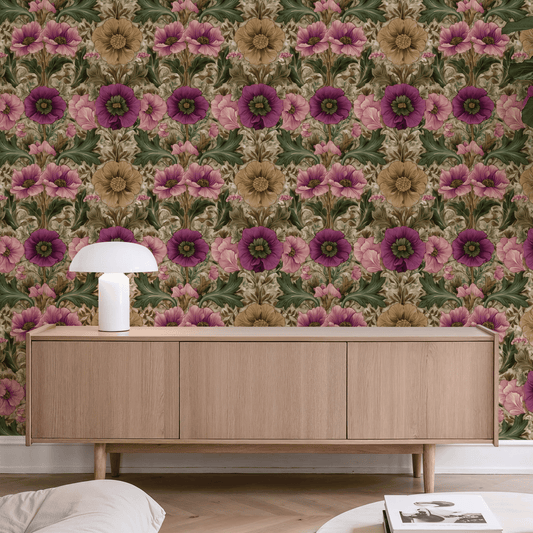 Magenta Poppy Wallpaper