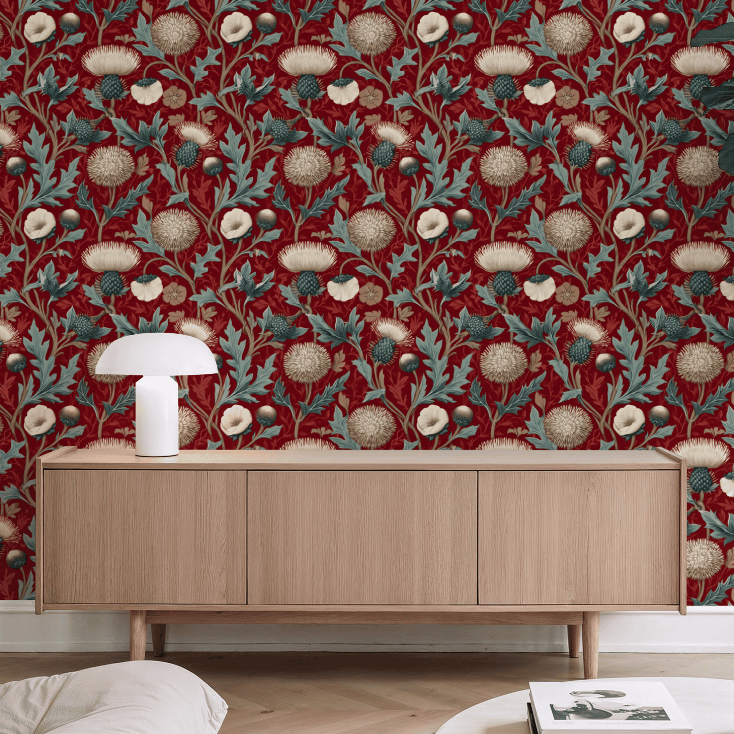 Velvet Thistle Wallpaper