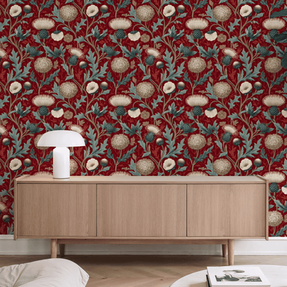 Velvet Thistle Wallpaper