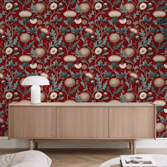 Velvet Thistle Wallpaper