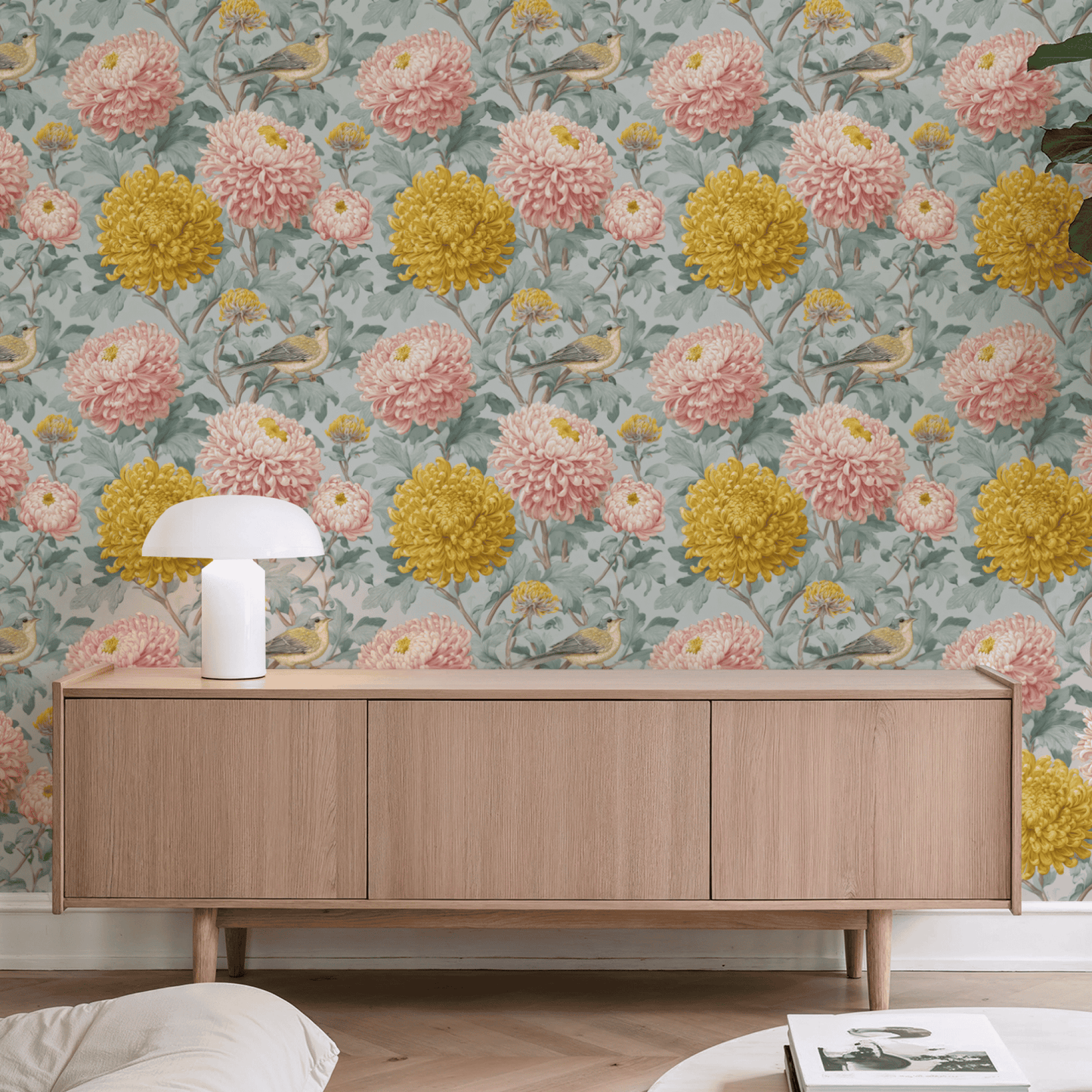 Rosaline Blossom Wallpaper