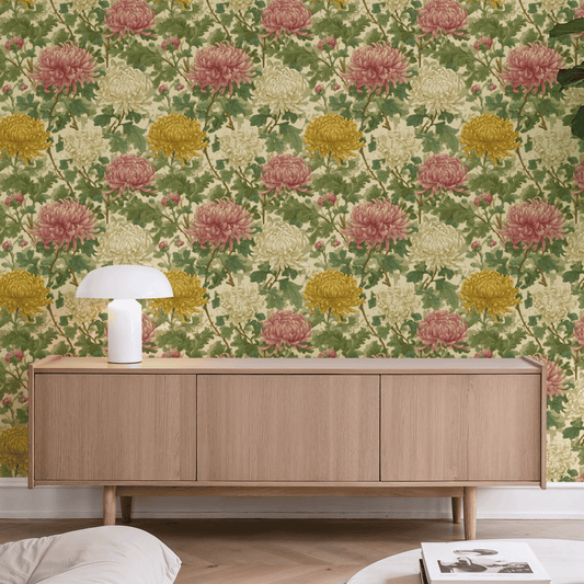 Gothic Chrysanthemum Wallpaper