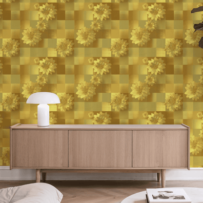 Tawny Dahlia Wallpaper