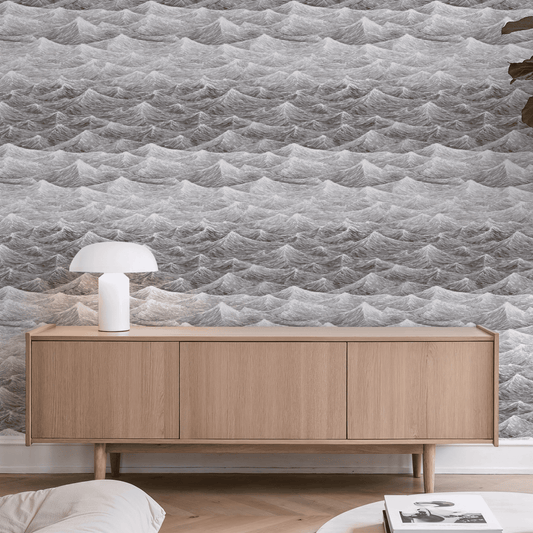 Sketched Ocean Wallpaper