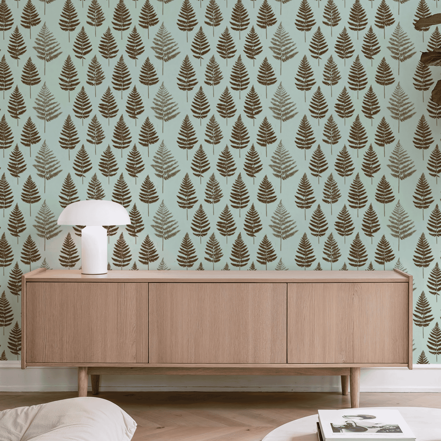 Russet Woodland Wallpaper