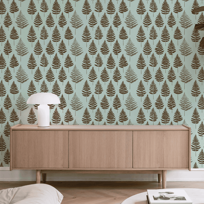 Russet Woodland Wallpaper