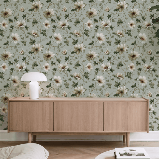 Creamy Verdure Wallpaper