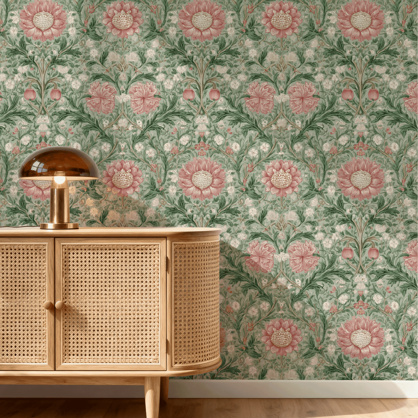 Rosaline Flora Wallpaper