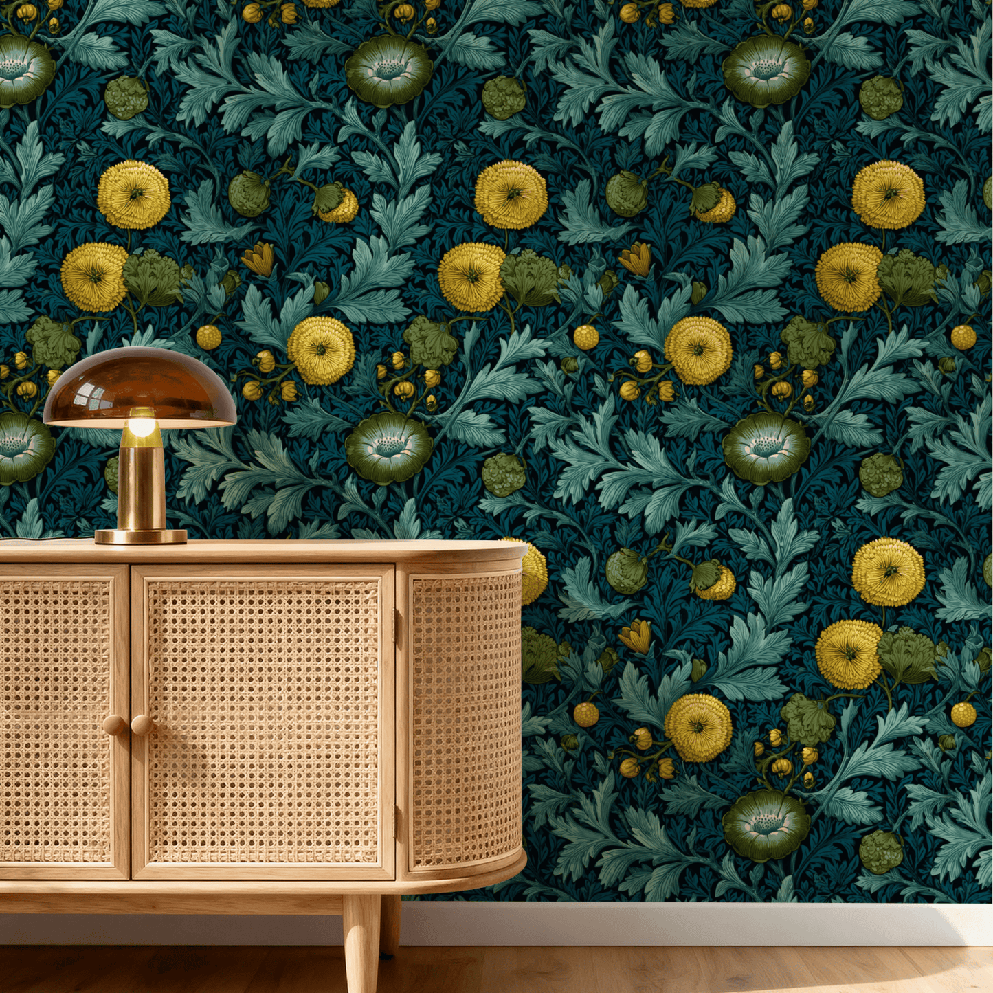 Chartreuse Thistle Wallpaper