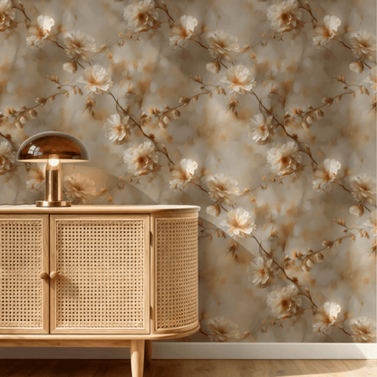 Glimmering Bloom Wallpaper