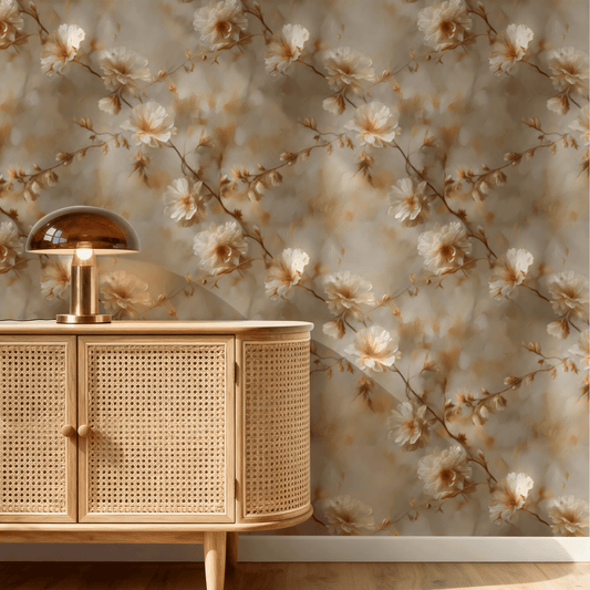 Glimmering Bloom Wallpaper