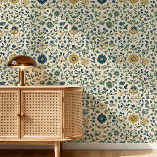 Majolica Branch Wallpaper