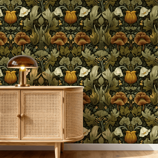 Gothic Petals Wallpaper