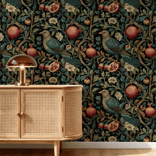 Crimson Avian Wallpaper