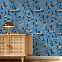 Blue Swimmers Wallpaper