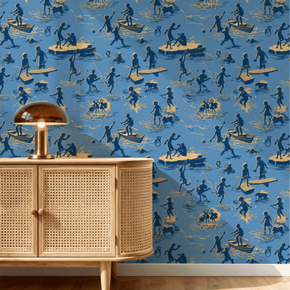 Azure Capers Wallpaper