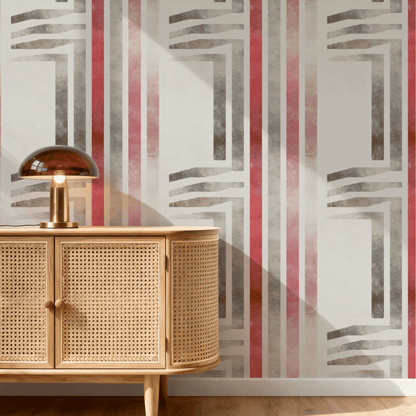 Concrete Stripes Wallpaper