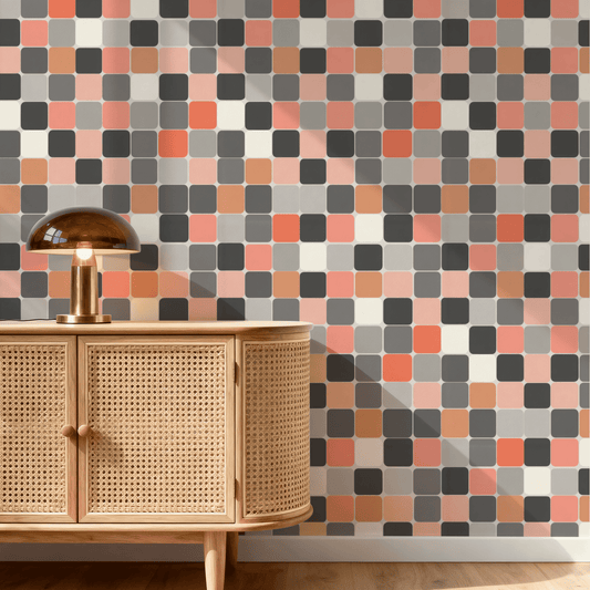 Terracotta Tile Wallpaper