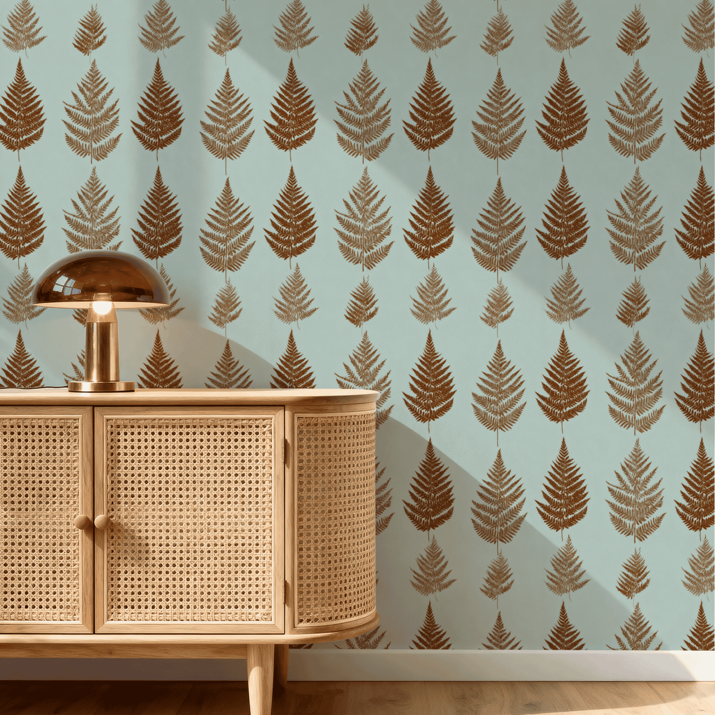 Sepia Woodland Wallpaper