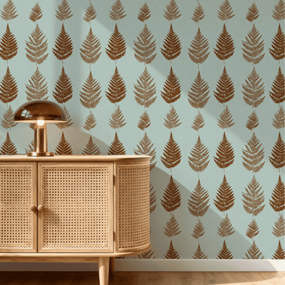 Sepia Woodland Wallpaper