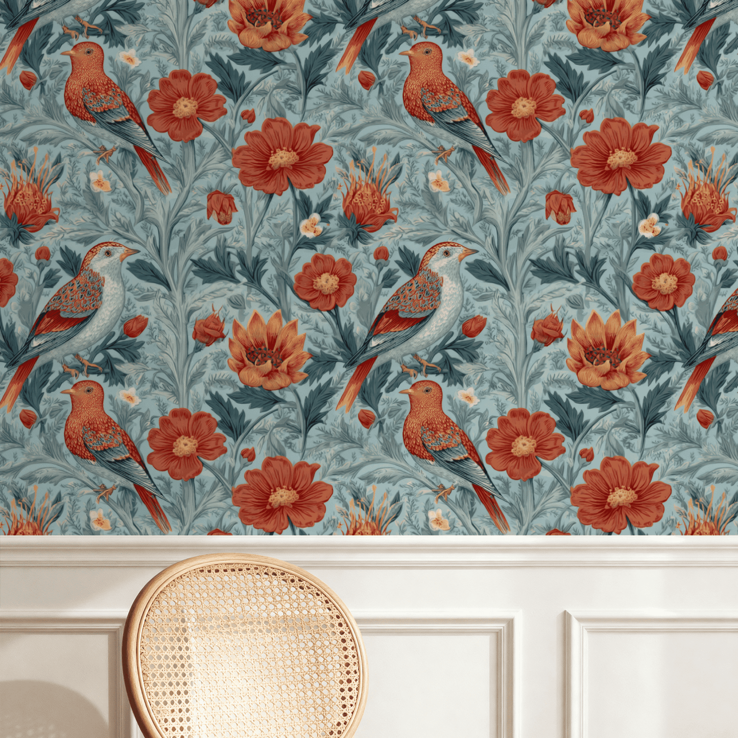 Azure Avian Wallpaper