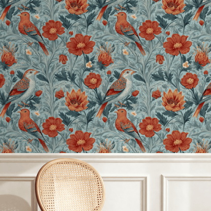 Azure Avian Wallpaper