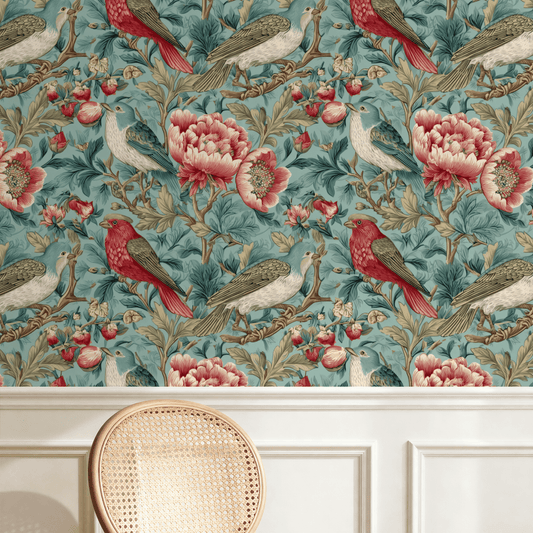 Pastel Songbird Wallpaper