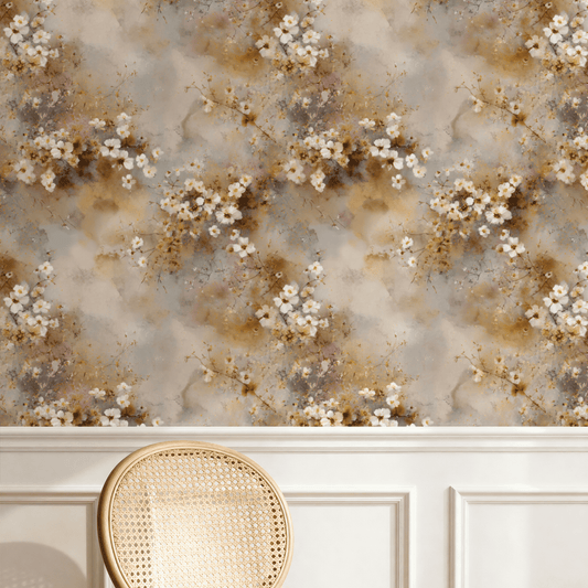 Latte Aster Wallpaper