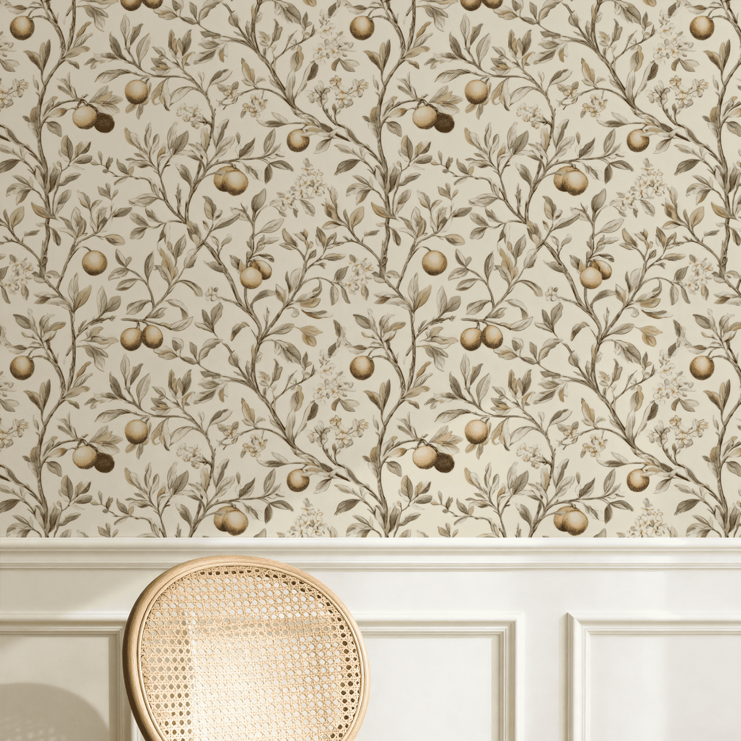 Engraved Citrus Wallpaper