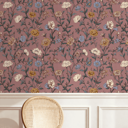 Rosaline Majolica Wallpaper