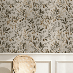 Ivory Olive Wallpaper