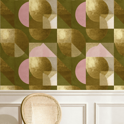 Chartreuse Geometry Wallpaper