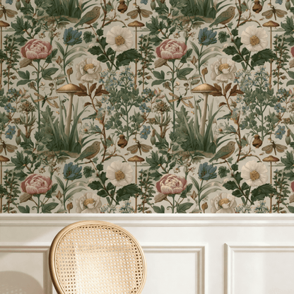 Vintage Flora Wallpaper