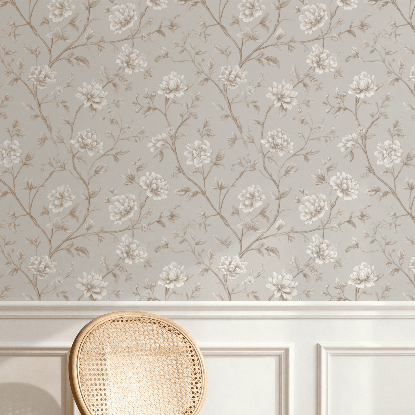 Sepia Peony Wallpaper