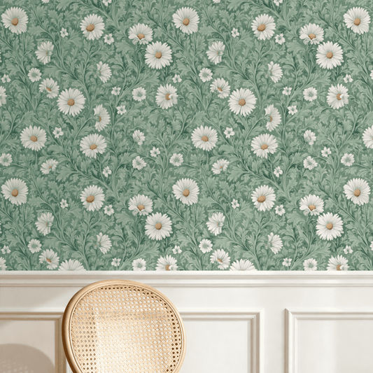 Sage Vintage Wallpaper