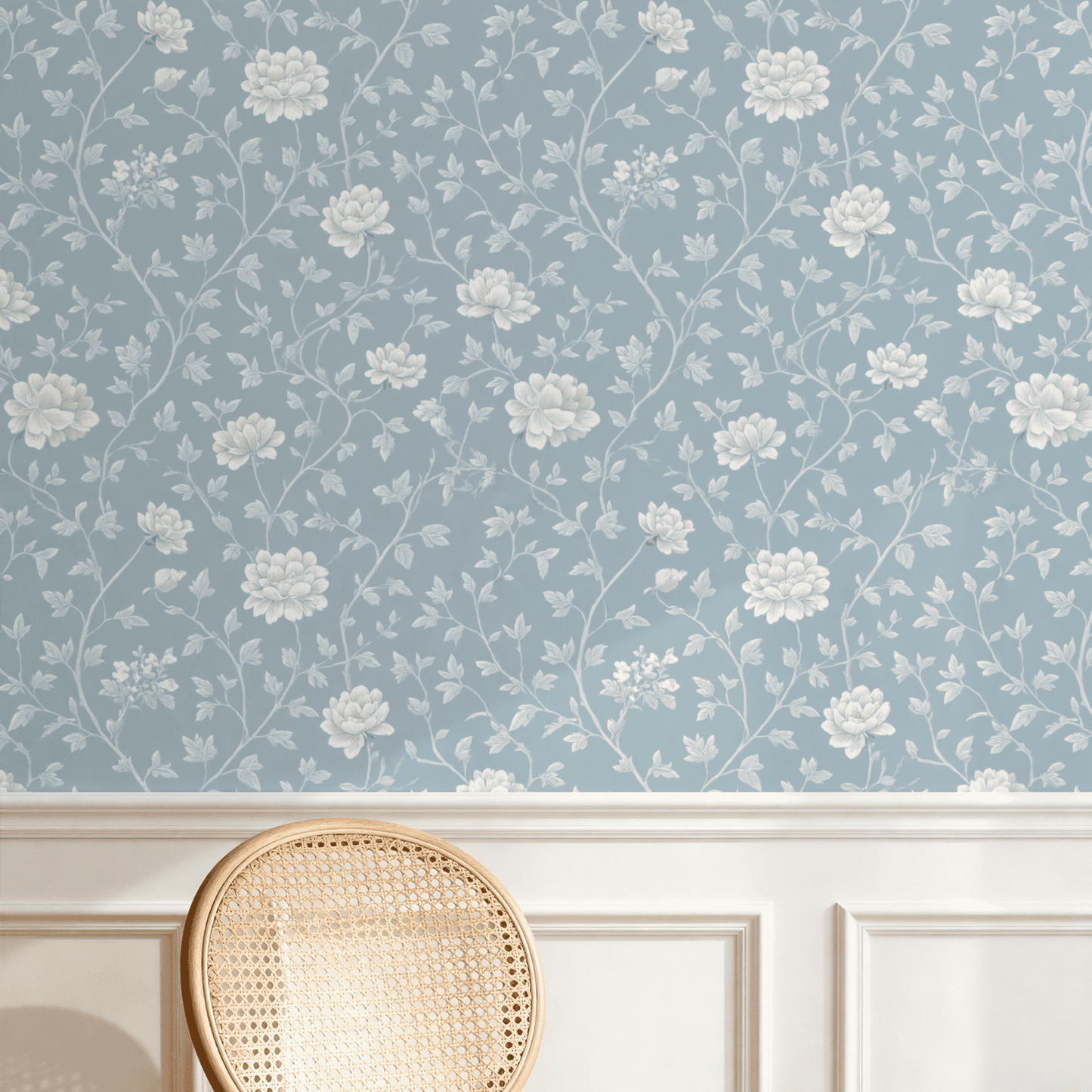 Powdered Peony Wallpaper