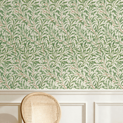 William Morris Willow Bough Green Wallpaper