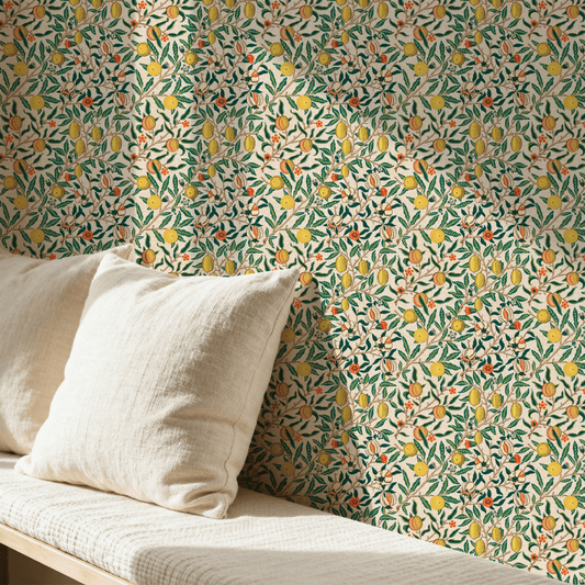 William Morris Fruit (Or Pomegranate) Light Wallpaper